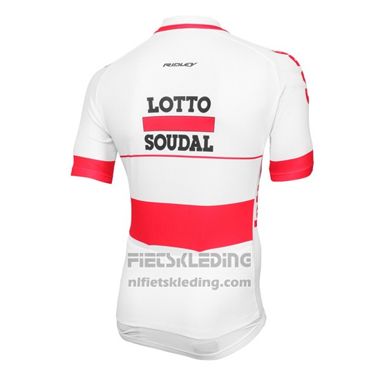 2016 Fietskleding Lotto Soudal Kampioen Polen Korte Mouwen en Koersbroek